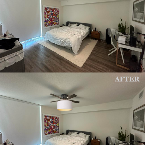 before after bed room